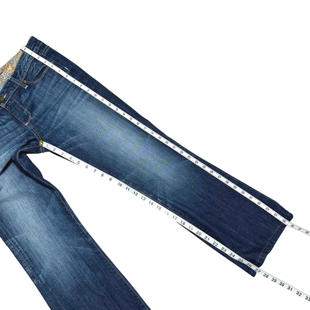 Paige | Women | Laurel Canyon Indigo Mid Rise Kick Flare Denim Jeans | Size 29 - Picture 5 of 13